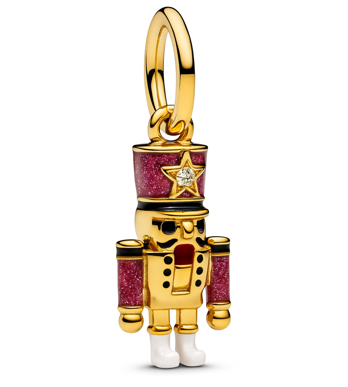 The Gold Luxury Nutcracker Noel Charm