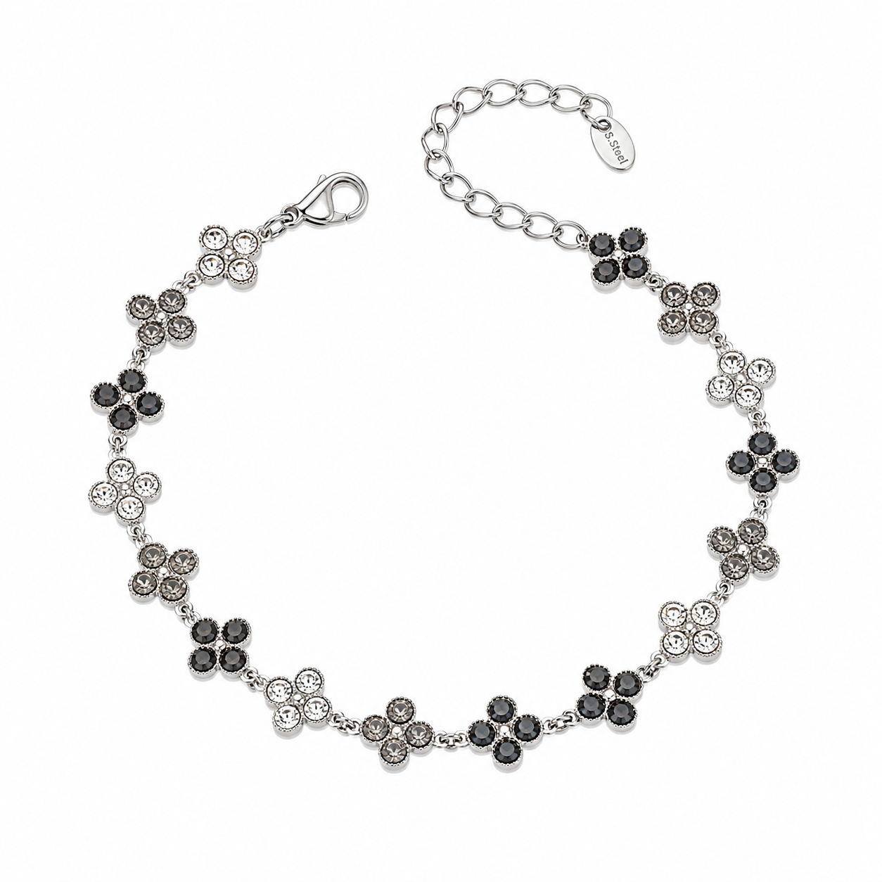 The Silver Sahara Clover Bracelet