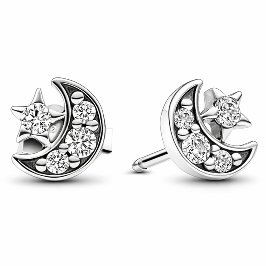 The Silver Constellations Stud Earrings