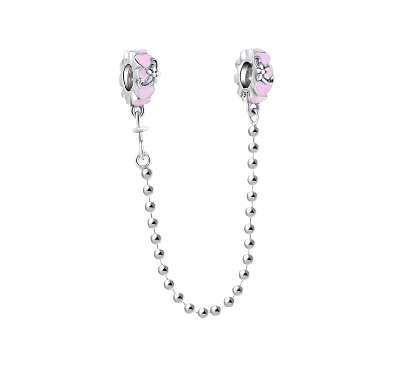 The Band Of Hearts Safety Chain Charm