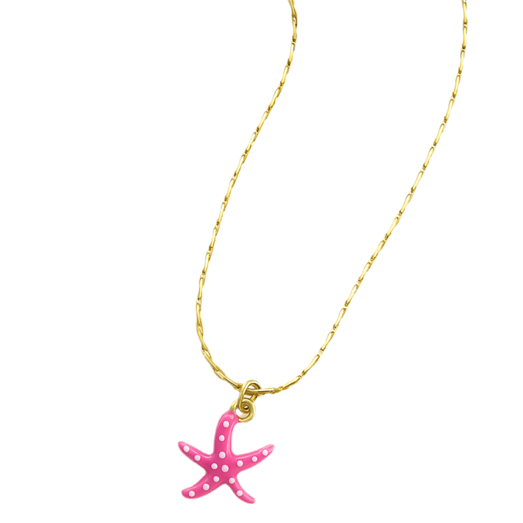 The Pink Marine Starfish Necklace