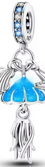 The Blue Summery Jellyfish Charm