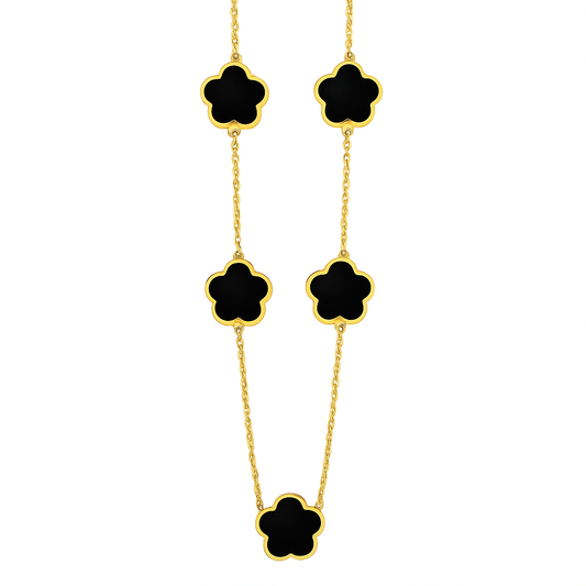 The Gold Midnight Clover Gold Necklace