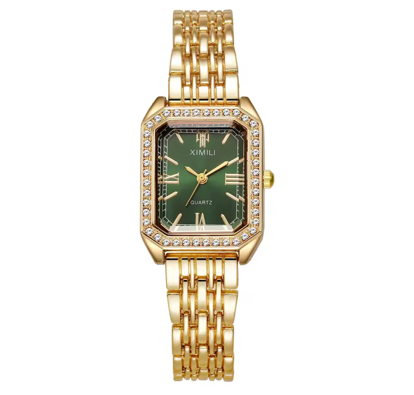 The Luxe Emerald Ximélia Quartz Watch