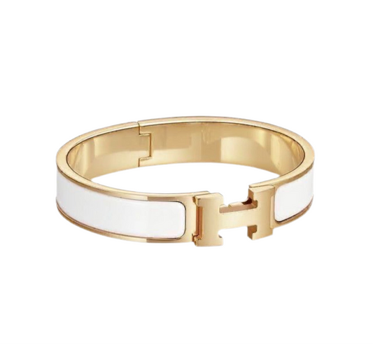 The Golden White Snow Privé Bangle