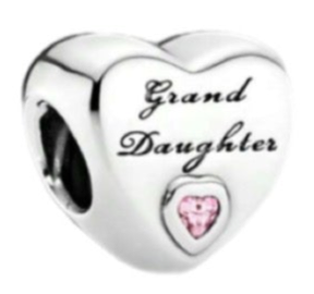 The Silver Granddaughter Charm