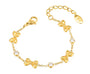 The Golden Coquette Aura Bow Bracelet