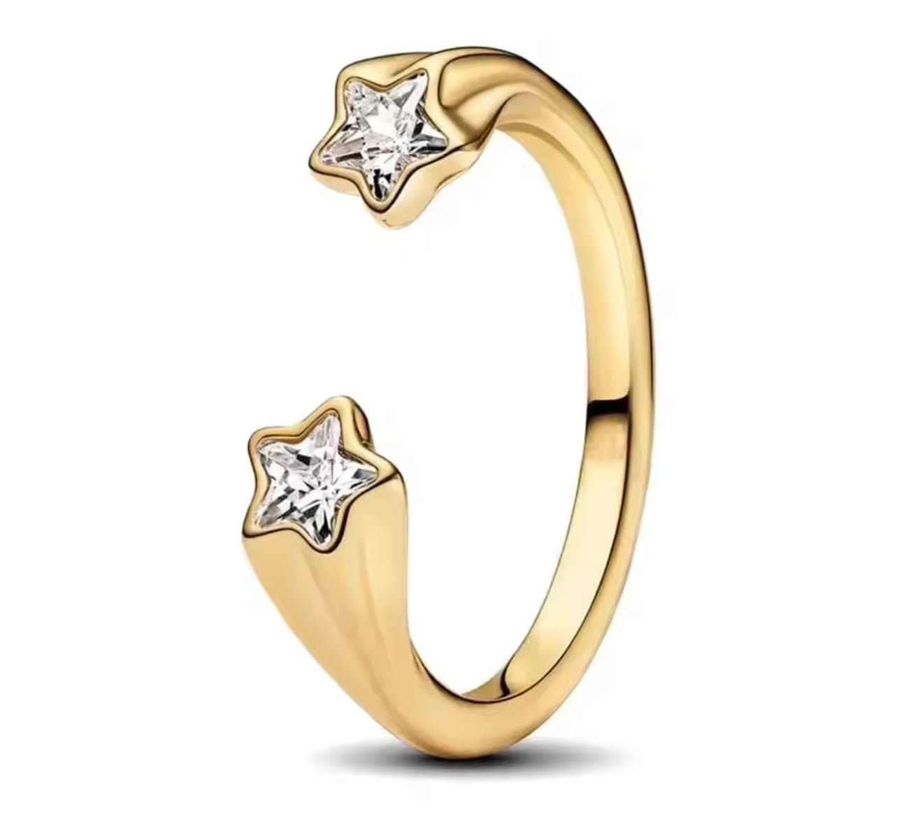 The Gold Solara Stargazing Adjustable Ring