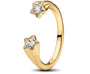 The Gold Solara Stargazing Adjustable Ring