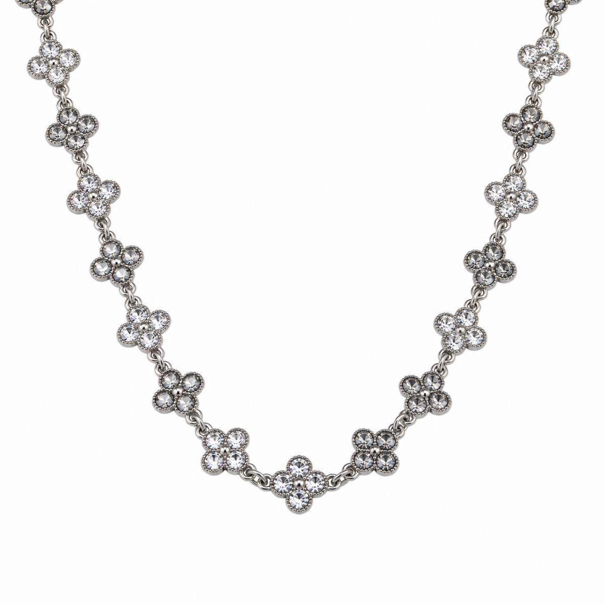 The Veva Sparkling Gemstone Petals Sahara Necklace