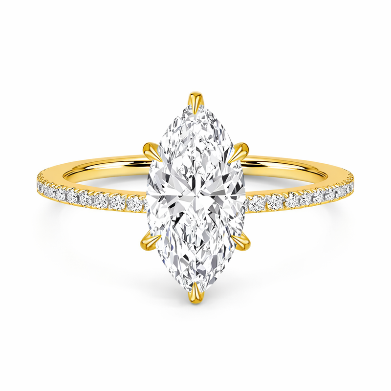 The Gold Éternité Promise Ring