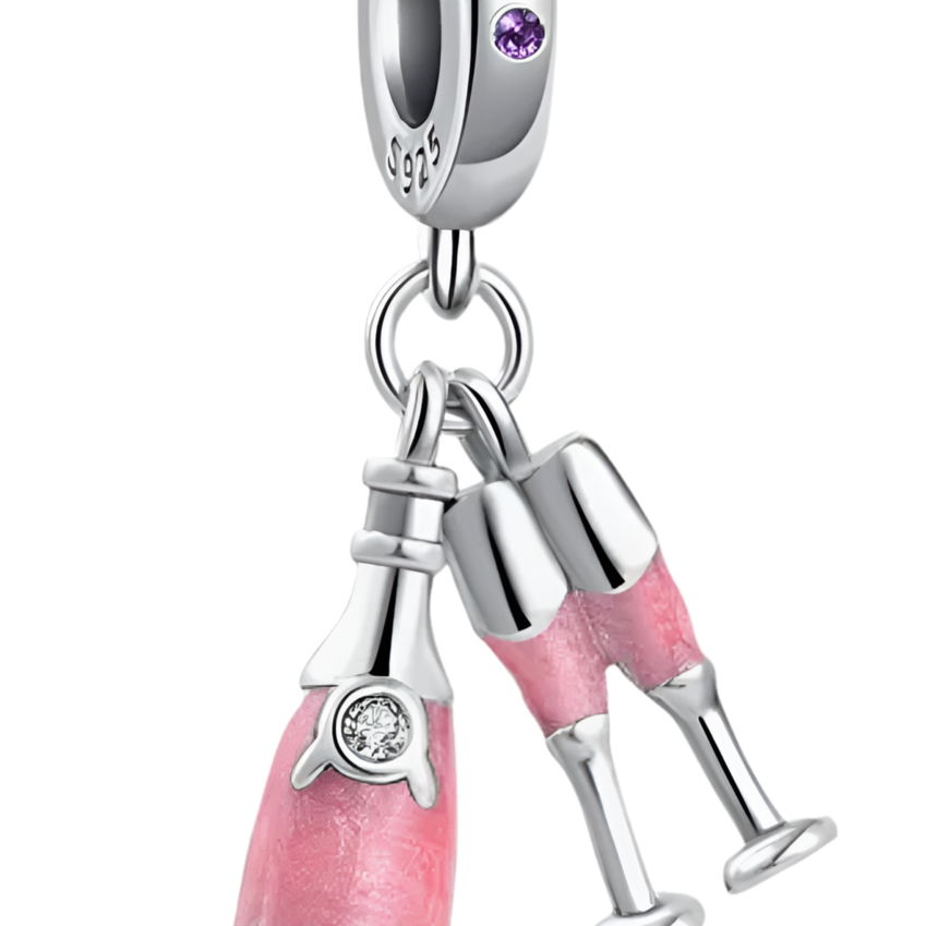 The Party Girl Prosecco Drink Charm