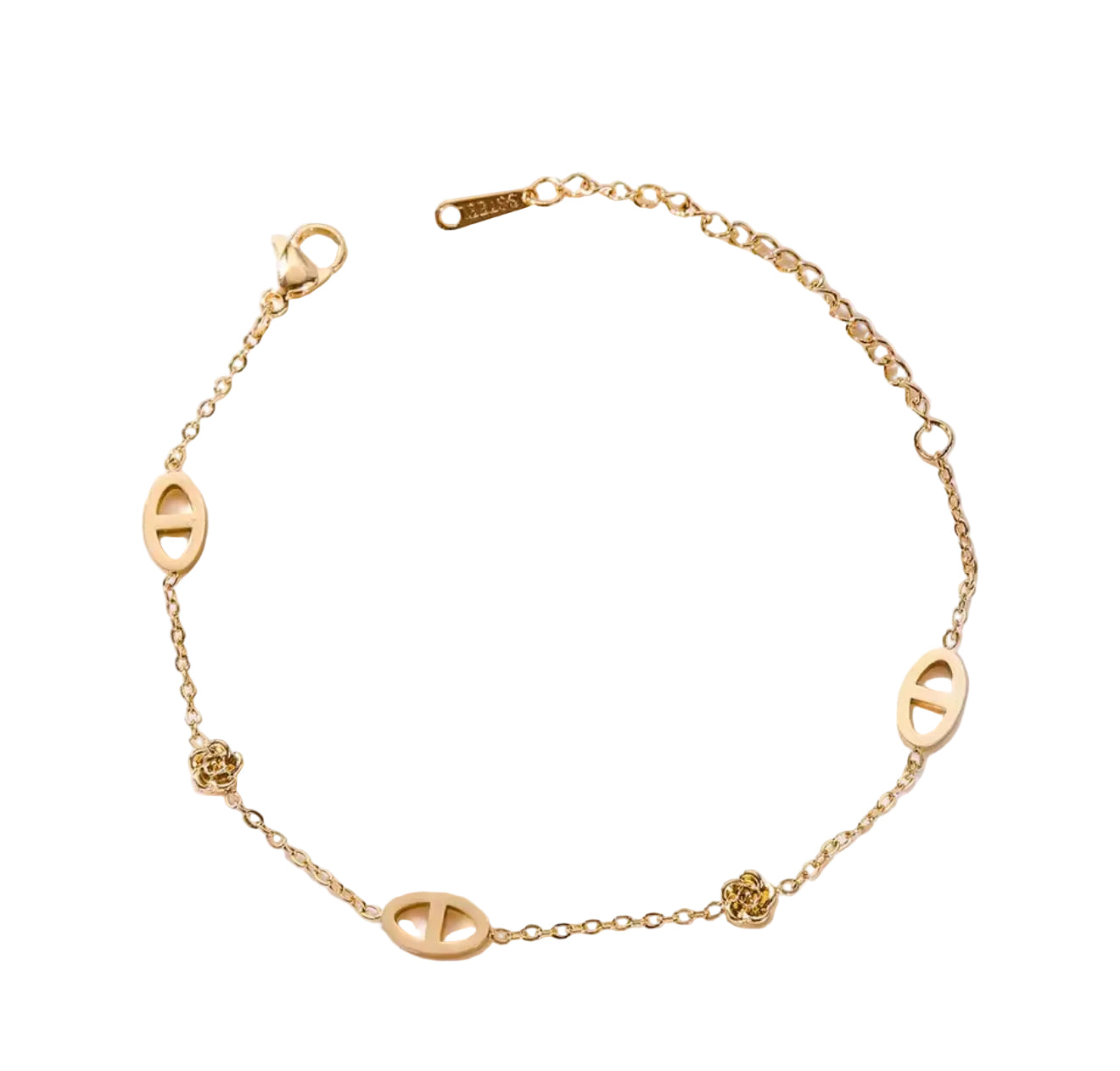 The Gold Dainty CD Bracelet