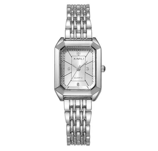 The Silver Art Deco Ximélia Quartz Watch