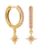 The Gold Baby Pink Bria Star Huggies