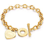 The Gold T Bar New York Forever Love Tif Heart Bracelet