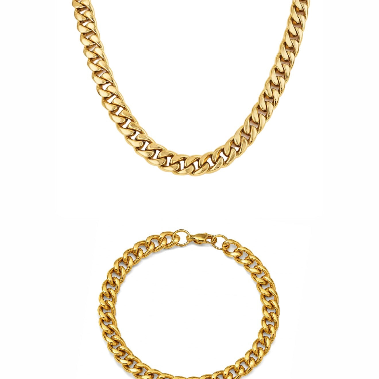 The Gold Legacy Cuban Jewellery Set