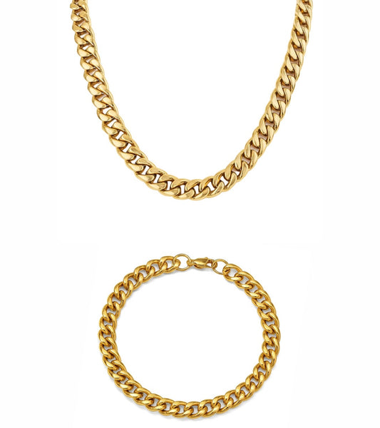 The Gold Legacy Cuban Jewellery Set