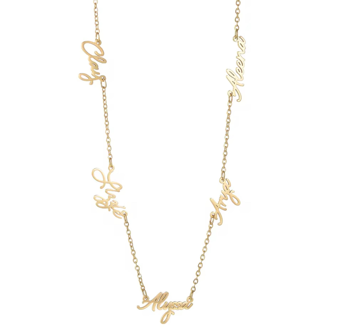 The Gold Family Names Necklace
