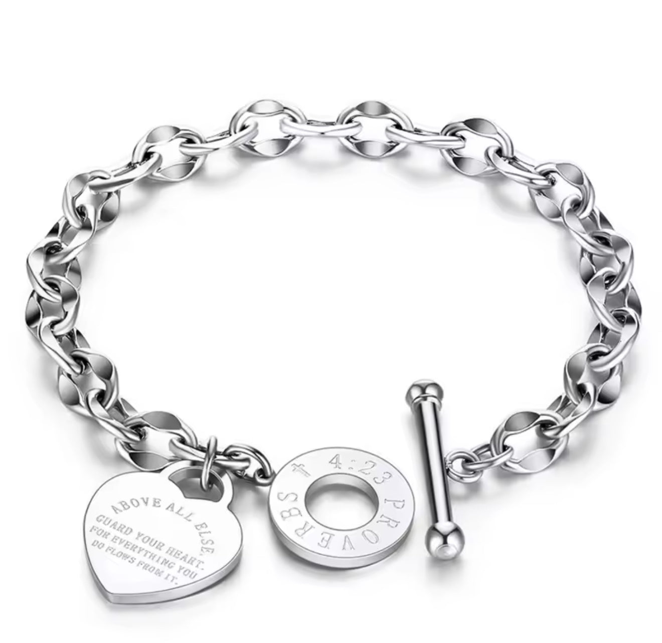 The Silver New York Forever Love Tif Bracelet