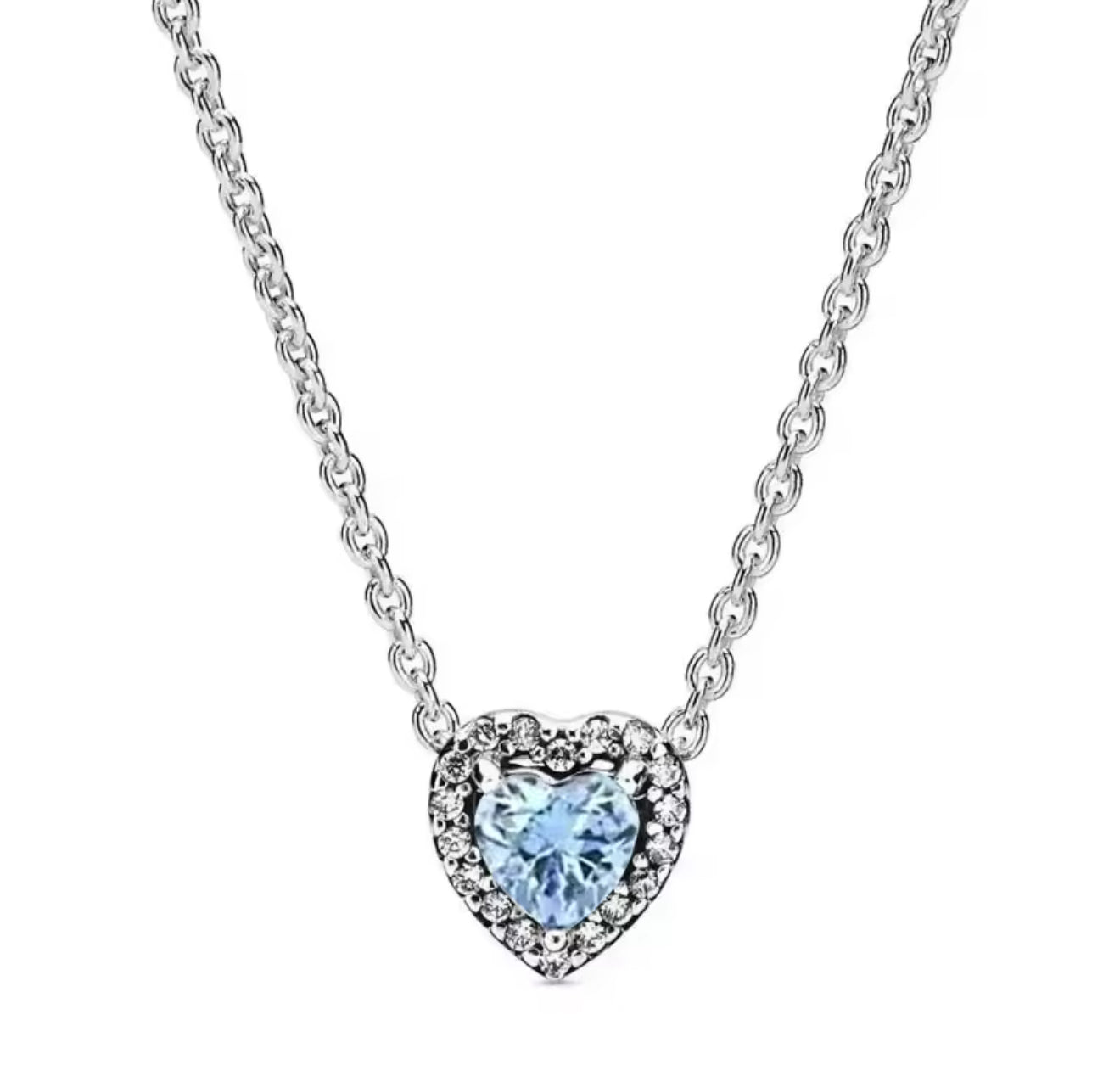The Ocean Blue Heart Necklace