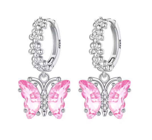 The Pink Rosabella Wings Butterfly Huggies