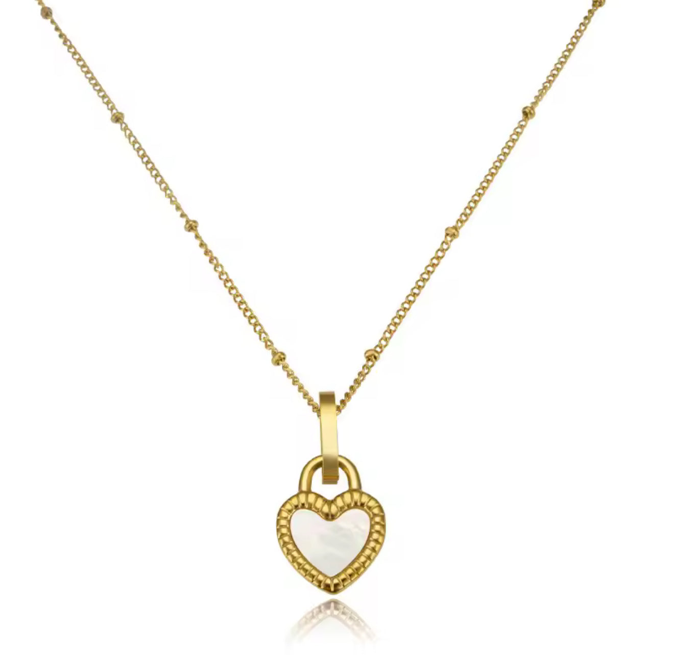The Golden Two Sides To Love Necklace