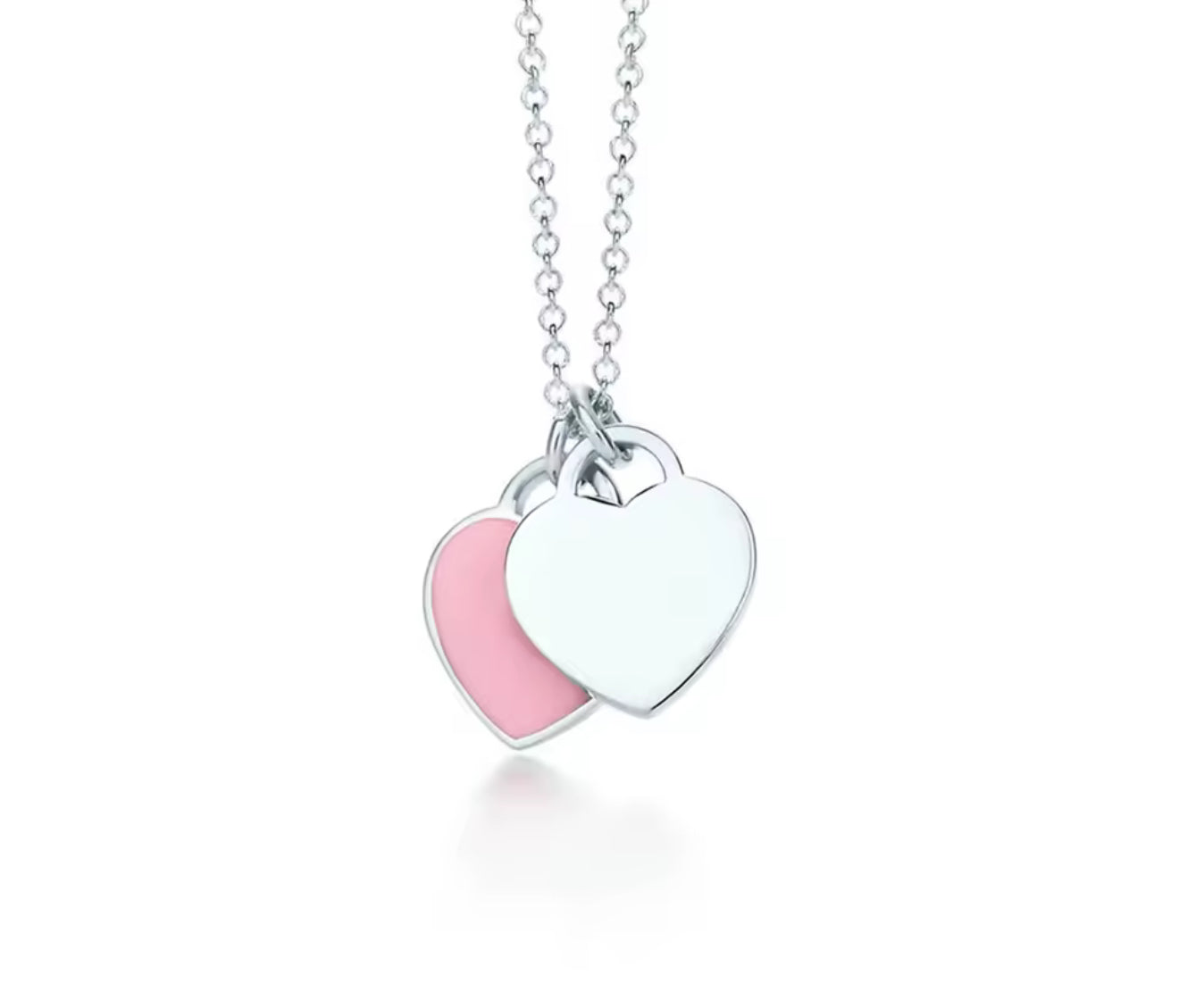 The Pink Hearts For New York Necklace