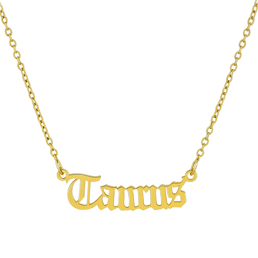 The Gold Zodiac Sign Necklace (Pre-Order)