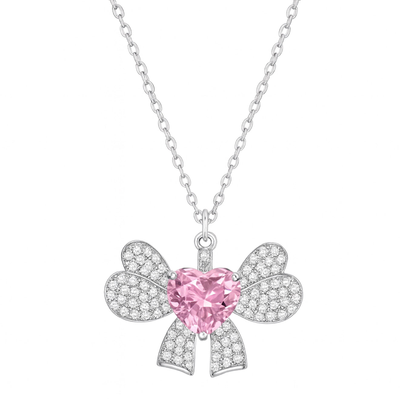 The Chunky Bling Barbie Bow Necklace