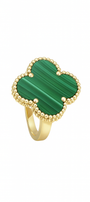 The Golden Emerald Green Eden Adjustable Ring