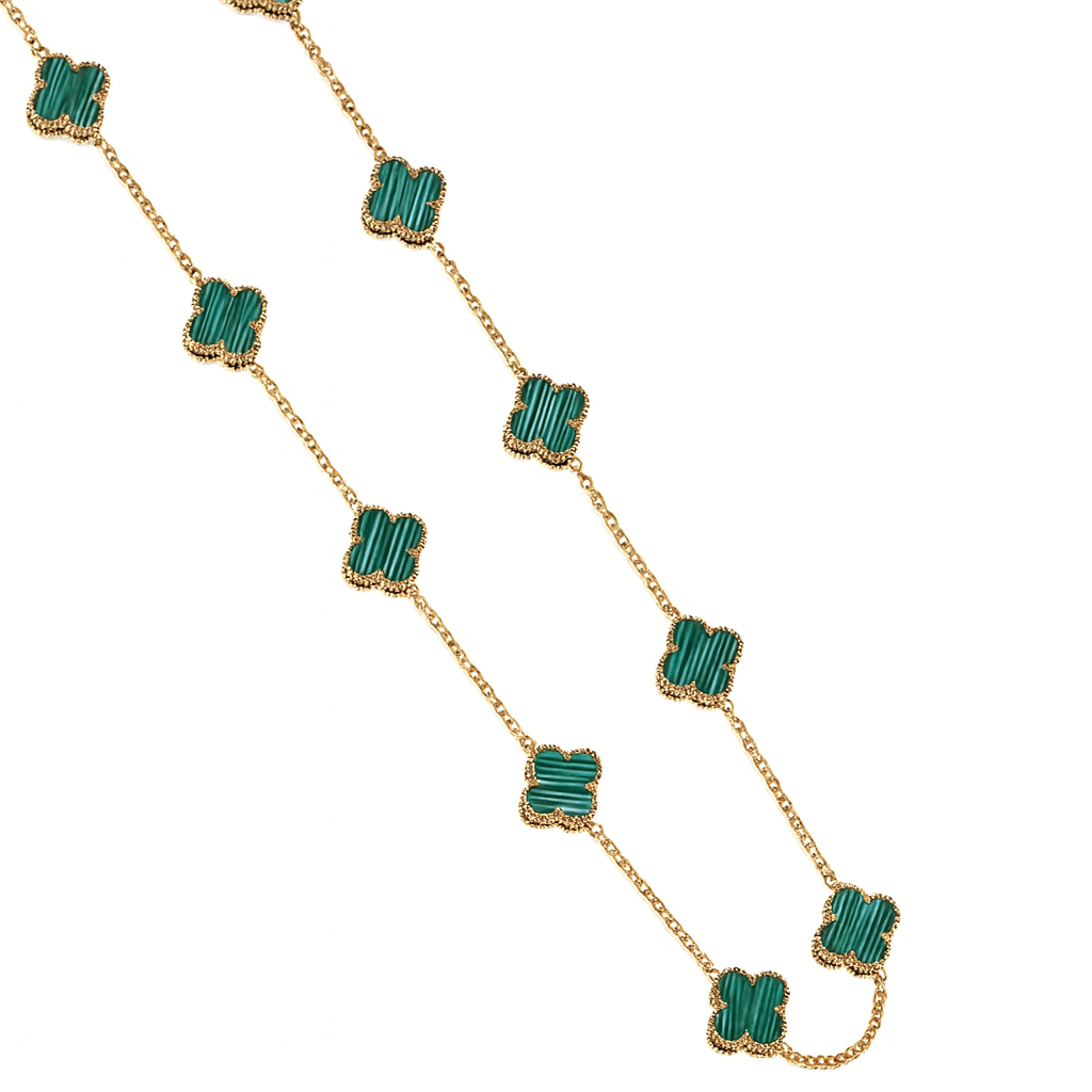 The Golden Emerald Green Eden Necklace