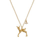 The Gold Enchanted Viv Deer Necklace