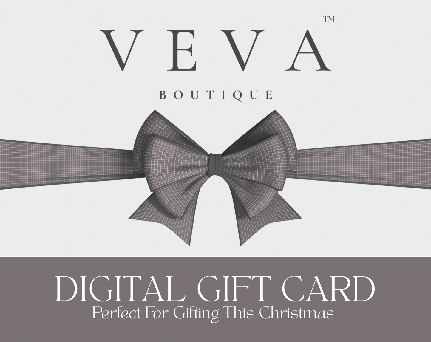 Veva Boutique Digital Christmas Gift Card