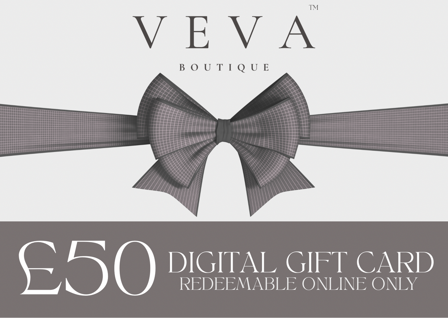 Veva Boutique Digital Christmas Gift Card