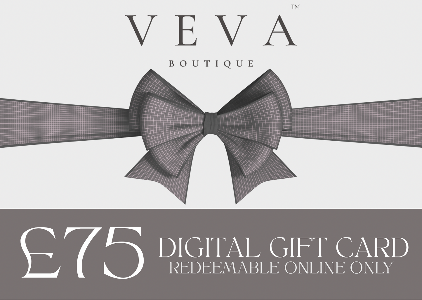 Veva Boutique Digital Christmas Gift Card