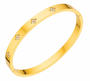 The Gold Nova Star Bangle