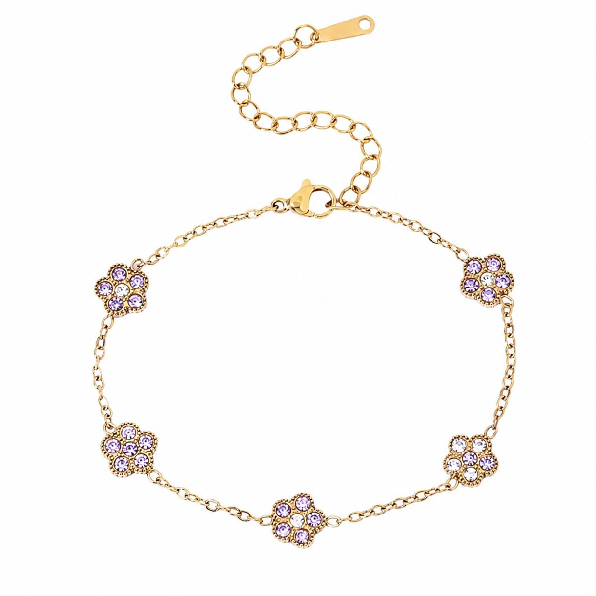 The Gold Meadow Flower Bracelet