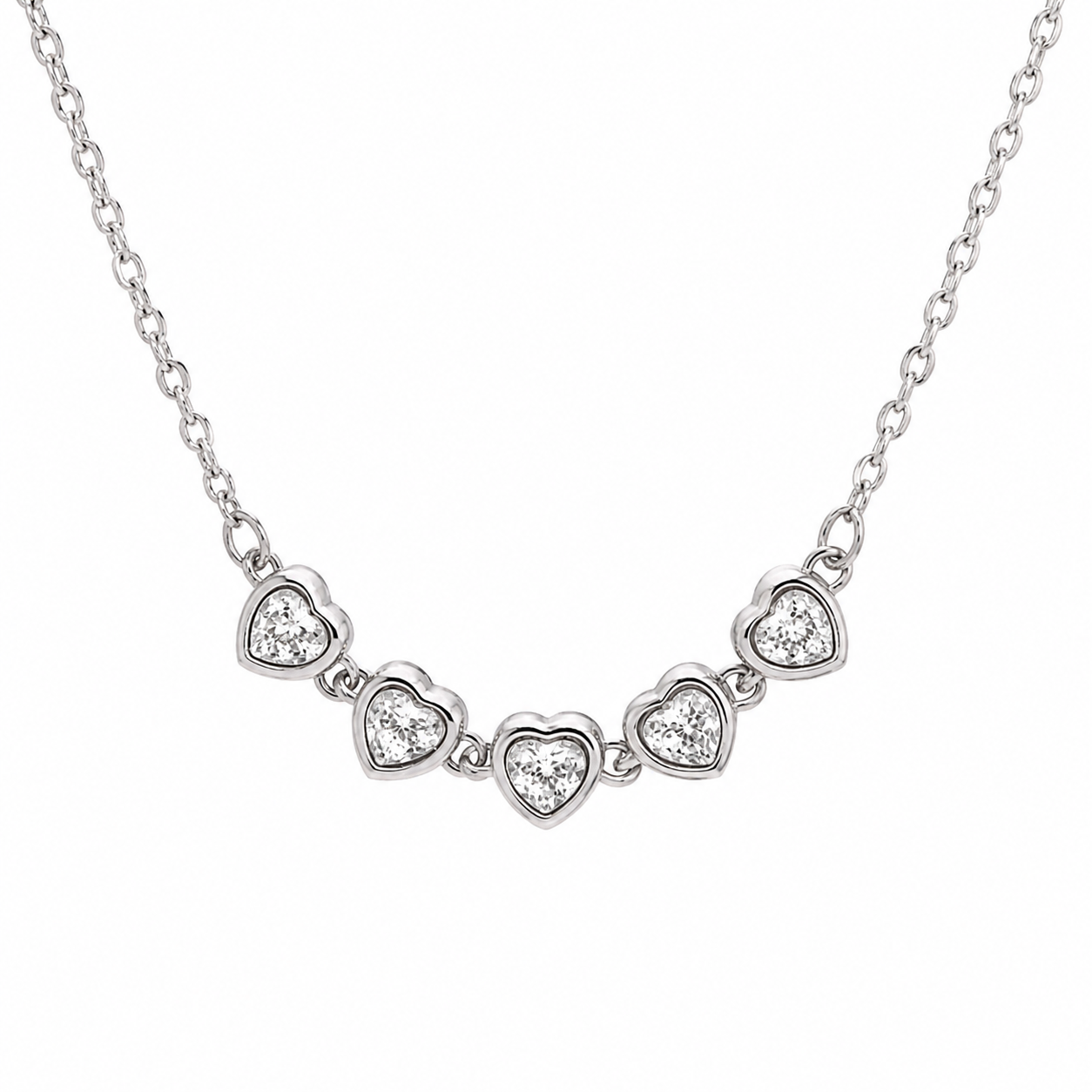The Silver Ibiza Heart Necklace