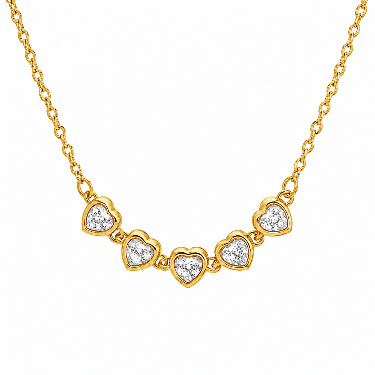 The Gold Ibiza Heart Necklace