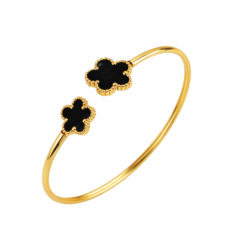 The Black Clover Flower Aura Bangle