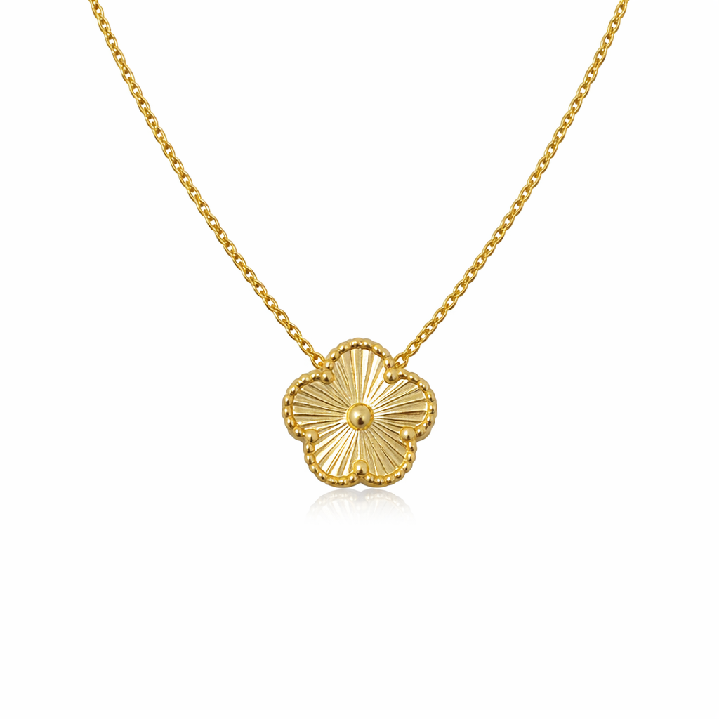 The Gold Simple Clover Necklace