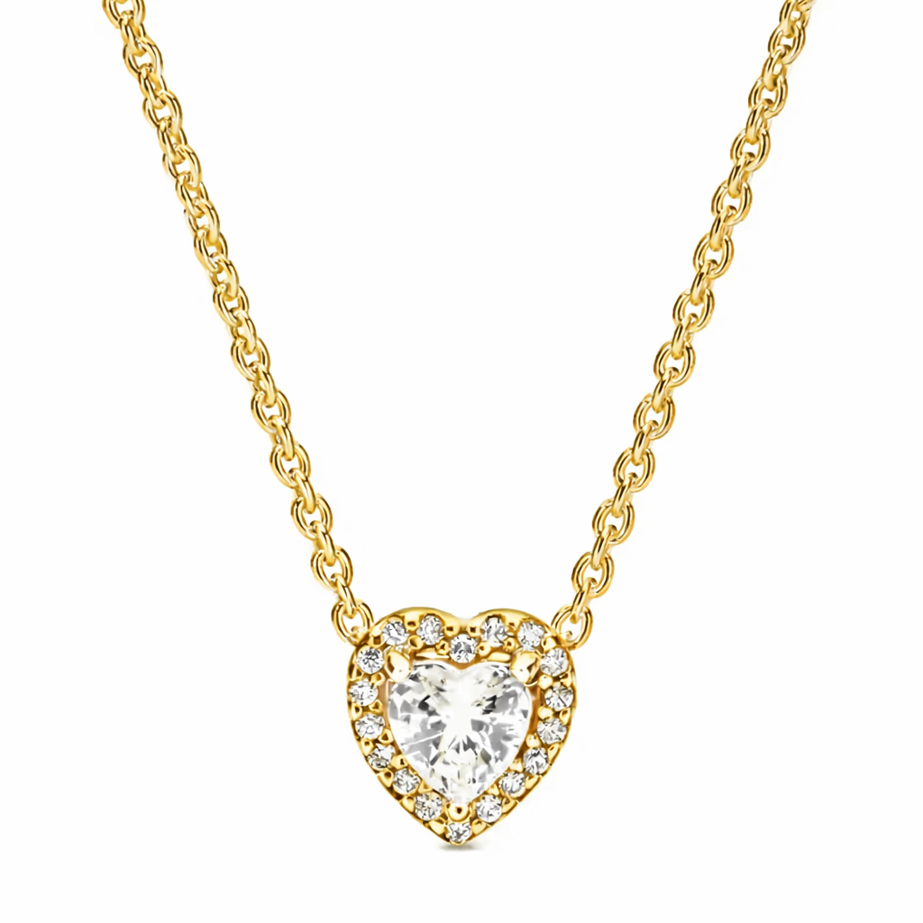 The Gold Celestial Heart Necklace