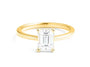 The Gold Dainty Elara Pendant Ring