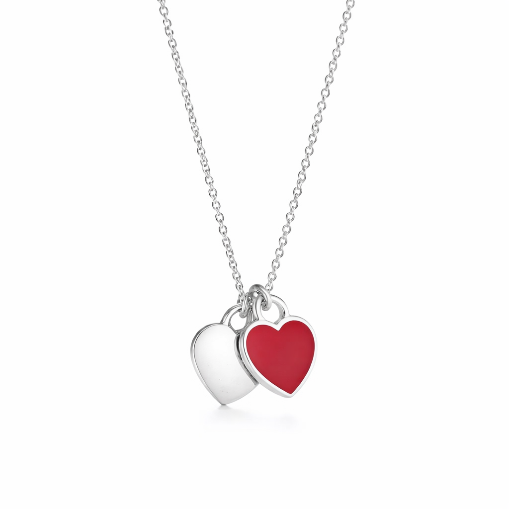 The Red Limited Edition New York Love Letter Tif Heart Necklace