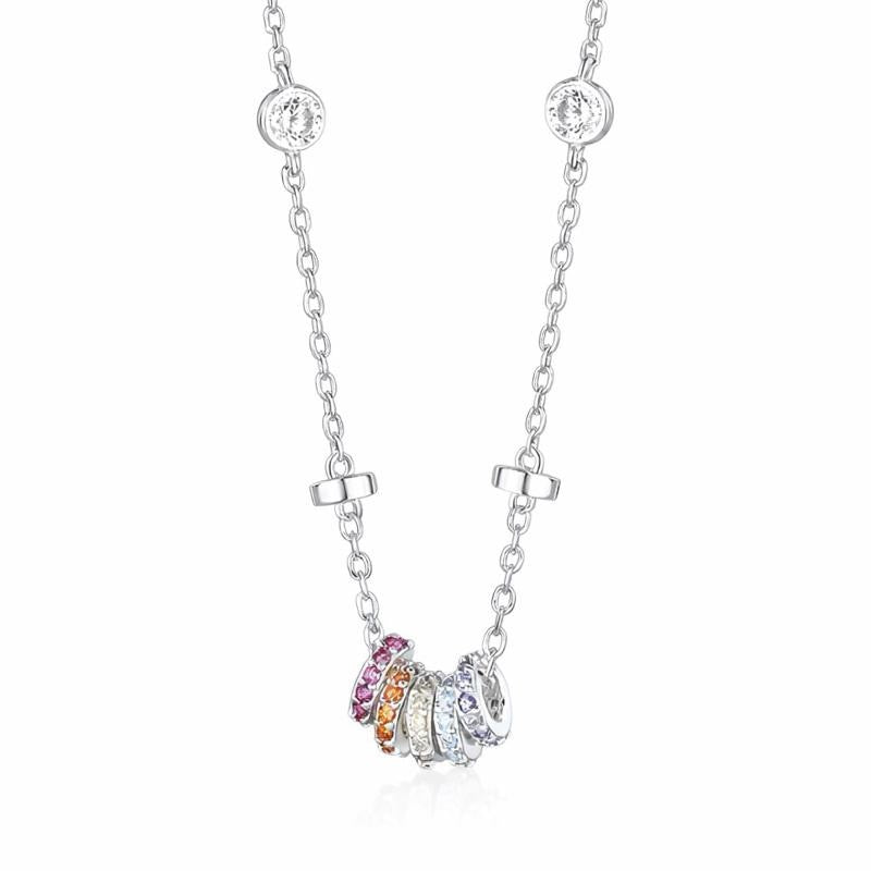 The Silver Life’s Moments Halo Necklace