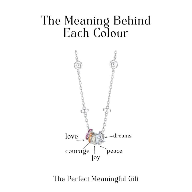 The Silver Life’s Moments Halo Necklace