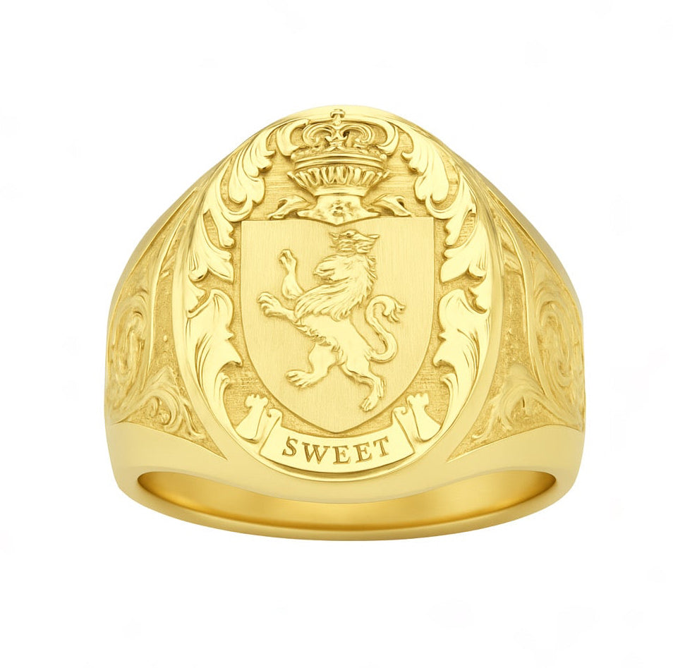 The Lion Sovereign Signet Ring